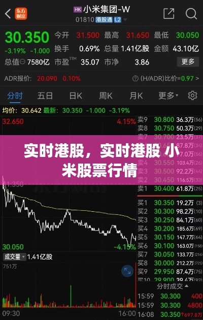 實(shí)時(shí)港股，實(shí)時(shí)港股 小米股票行情 