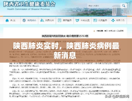 陜西肺炎實(shí)時(shí)，陜西肺炎病例最新消息 