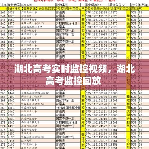 湖北高考實時監(jiān)控視頻，湖北高考監(jiān)控回放 