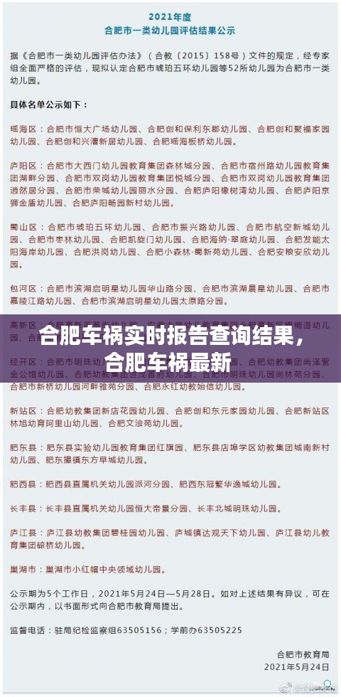 合肥車禍實時報告查詢結(jié)果，合肥車禍最新 