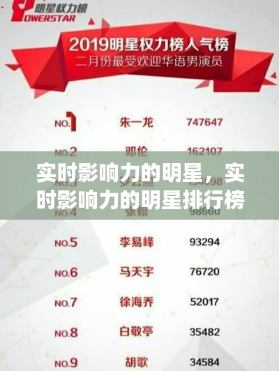 實(shí)時(shí)影響力的明星，實(shí)時(shí)影響力的明星排行榜 