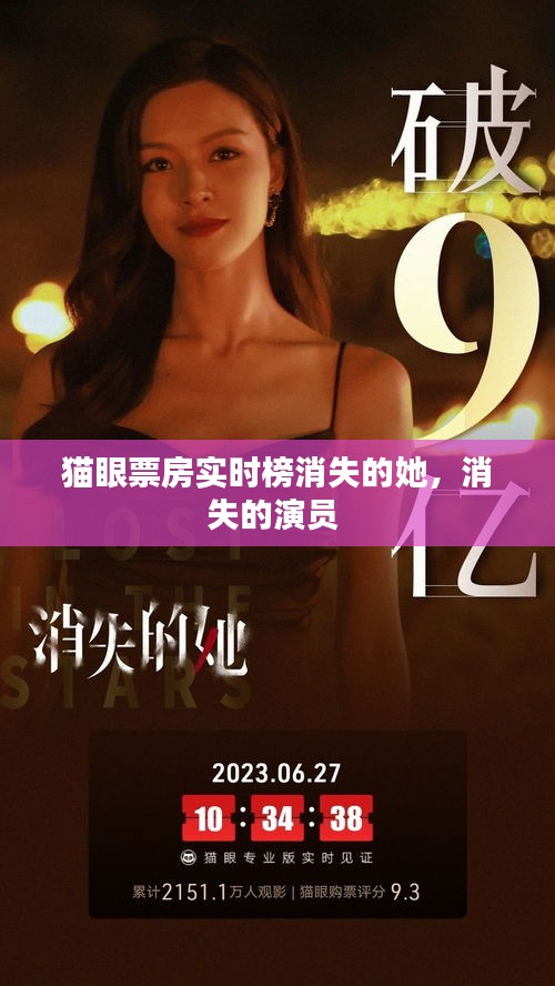 貓眼票房實時榜消失的她，消失的演員 