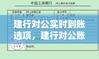 建行對(duì)公實(shí)時(shí)到賬選項(xiàng)，建行對(duì)公賬戶轉(zhuǎn)賬到賬時(shí)間 