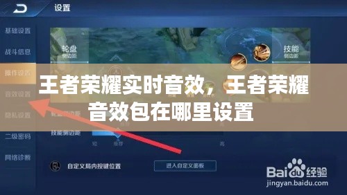 王者榮耀實(shí)時音效，王者榮耀音效包在哪里設(shè)置 