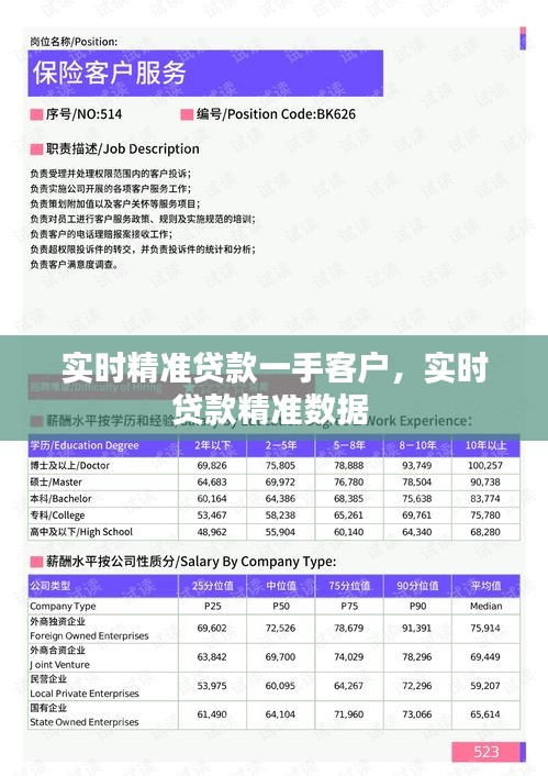 實(shí)時精準(zhǔn)貸款一手客戶，實(shí)時貸款精準(zhǔn)數(shù)據(jù) 