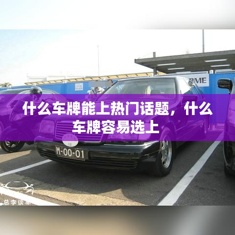 什么車牌能上熱門(mén)話題，什么車牌容易選上 