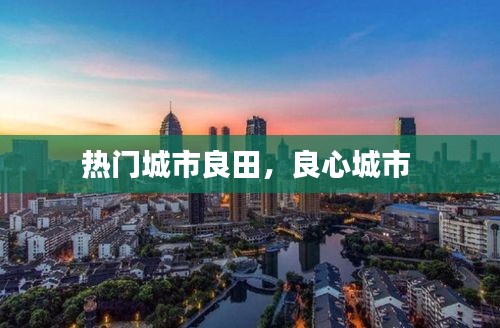 熱門城市良田，良心城市 