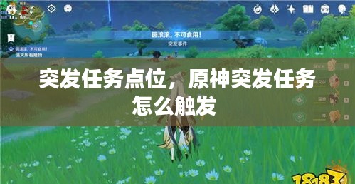 突發(fā)任務點位，原神突發(fā)任務怎么觸發(fā) 