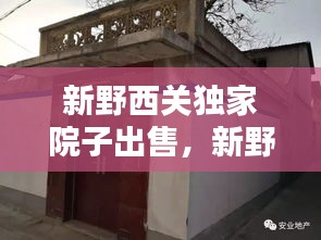 新野西關獨家院子出售，新野最新獨院房信息 