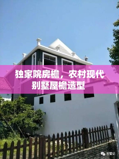 獨家院房檐，農村現代別墅屋檐造型 