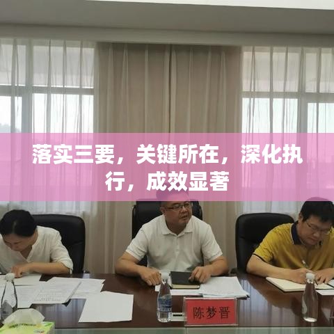 落實(shí)三要，關(guān)鍵所在，深化執(zhí)行，成效顯著