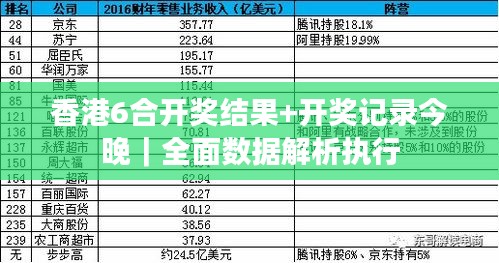 香港6合開獎結(jié)果+開獎記錄今晚｜全面數(shù)據(jù)解析執(zhí)行