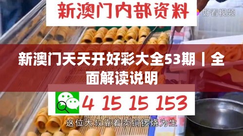 新澳門天天開好彩大全53期｜全面解讀說明
