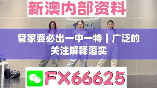 管家婆必出一中一特｜廣泛的關(guān)注解釋落實(shí)