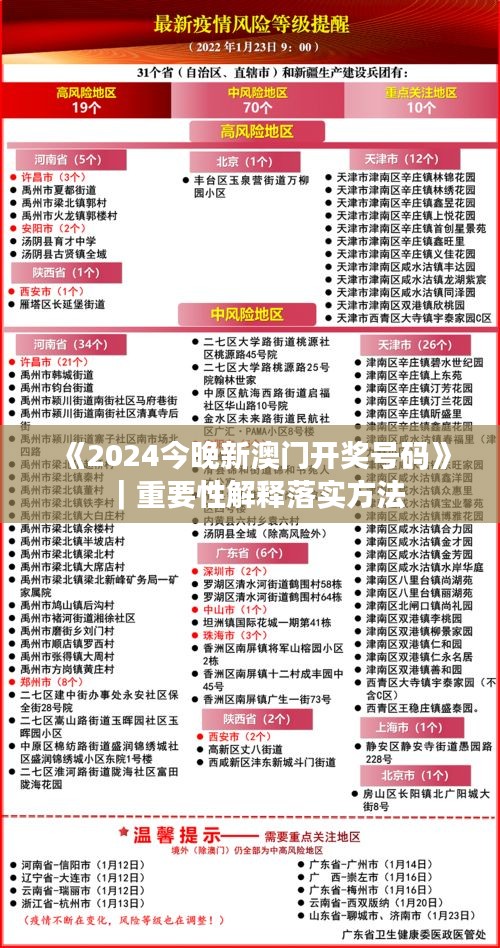 《2024今晚新澳門開獎號碼》｜重要性解釋落實(shí)方法