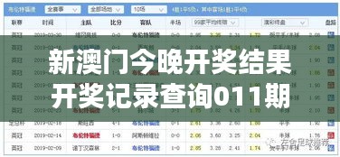 新澳門今晚開獎(jiǎng)結(jié)果開獎(jiǎng)記錄查詢011期01-27-08-17-02-28 T：27