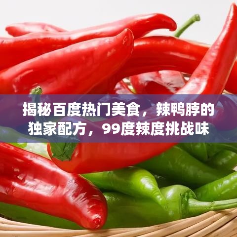 揭秘百度熱門美食，辣鴨脖的獨家配方，99度辣度挑戰(zhàn)味蕾極限！