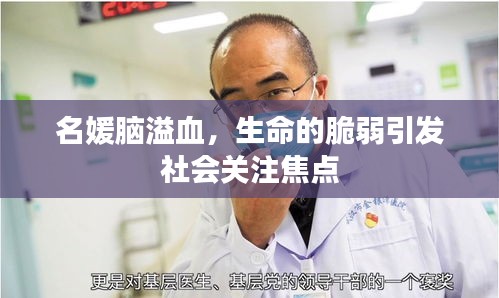 名媛腦溢血，生命的脆弱引發(fā)社會關(guān)注焦點