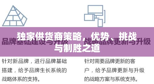 獨(dú)家供貨商策略，優(yōu)勢(shì)、挑戰(zhàn)與制勝之道