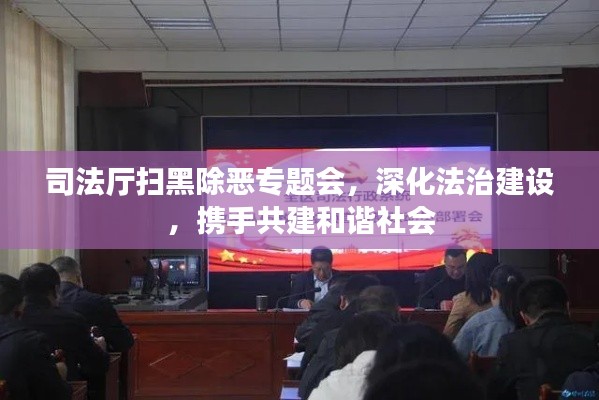 司法廳掃黑除惡專(zhuān)題會(huì)，深化法治建設(shè)，攜手共建和諧社會(huì)