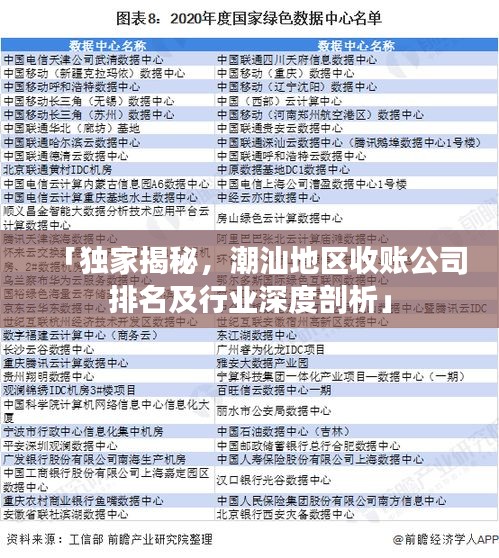「獨家揭秘，潮汕地區(qū)收賬公司排名及行業(yè)深度剖析」