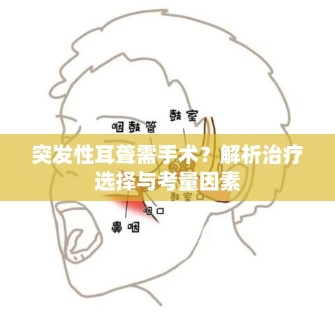 突發(fā)性耳聾需手術(shù)？解析治療選擇與考量因素