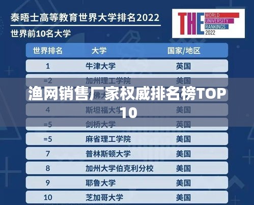 漁網(wǎng)銷售廠家權(quán)威排名榜TOP10