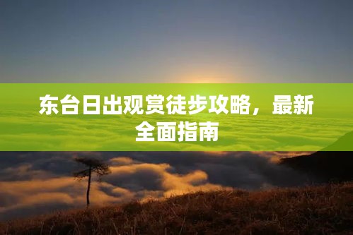 東臺日出觀賞徒步攻略，最新全面指南