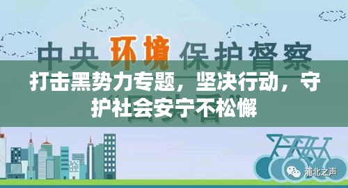 打擊黑勢力專題，堅(jiān)決行動(dòng)，守護(hù)社會(huì)安寧不松懈