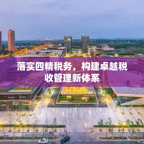 落實四精稅務，構建卓越稅收管理新體系