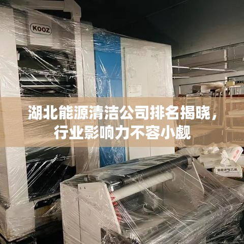 湖北能源清潔公司排名揭曉，行業(yè)影響力不容小覷