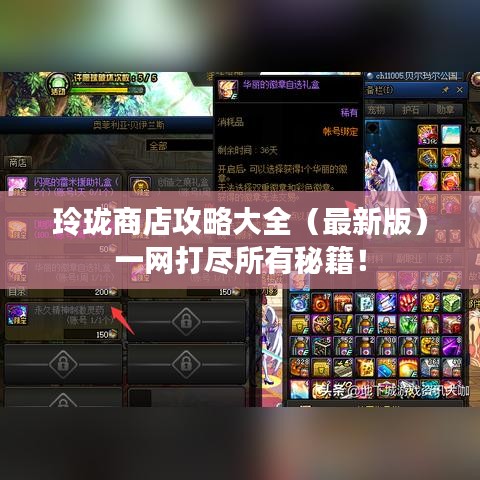 玲瓏商店攻略大全（最新版）一網(wǎng)打盡所有秘籍！