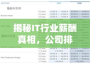 揭秘IT行業(yè)薪酬真相，公司排名大揭秘！