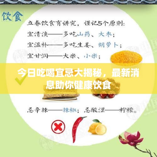 今日吃喝宜忌大揭秘，最新消息助你健康飲食