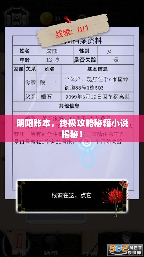 陰陽賬本，終極攻略秘籍小說揭秘！