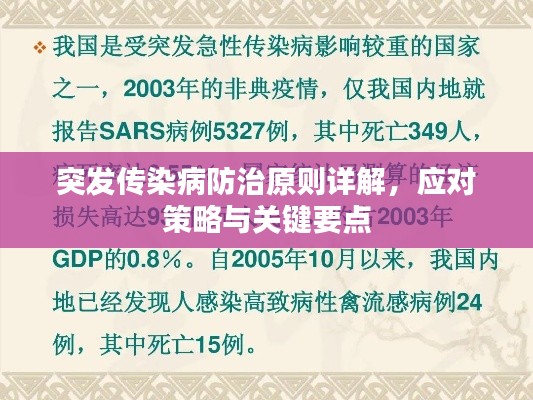 突發(fā)傳染病防治原則詳解，應(yīng)對策略與關(guān)鍵要點(diǎn)