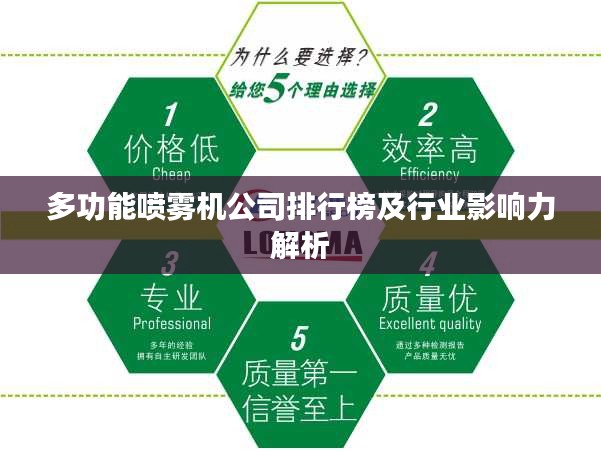 多功能噴霧機(jī)公司排行榜及行業(yè)影響力解析