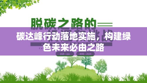 碳達(dá)峰行動落地實施，構(gòu)建綠色未來必由之路