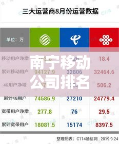 南寧移動公司排名及影響力，揭秘其在當(dāng)?shù)氐耐ㄐ虐灾鞯匚? class=