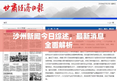 沙州新聞今日綜述，最新消息全面解析