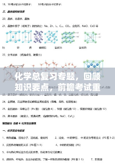 化學總復(fù)習專題，回顧知識要點，前瞻考試重點