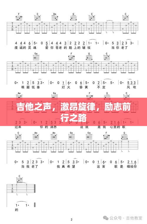 吉他之聲，激昂旋律，勵(lì)志前行之路